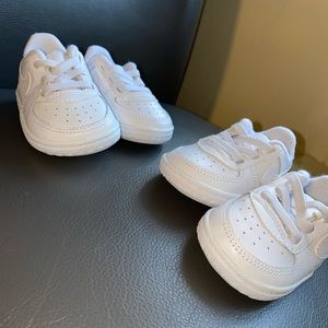Nike Force 1 Baby Bootie ONE PAIR IS a SIZE 2C & THE OTHER IS A SIZE 3C *No box*